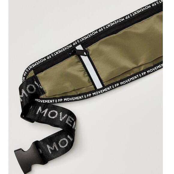 Free People Movement NWT Sage Stone 3 Pocket Adjustable Strap Runner Belt Bag - Picture 4 of 9